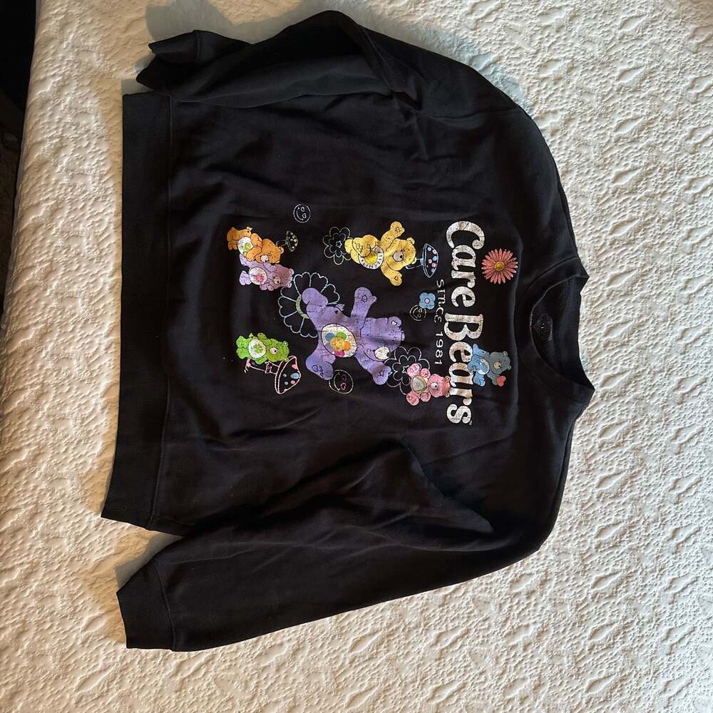 Care Bears Black Hoodie Sweatshirt